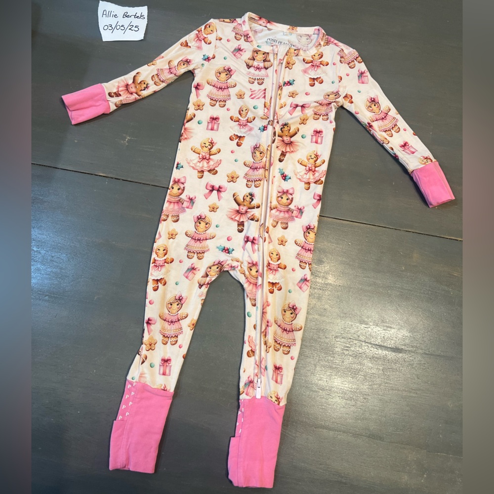 Posh Peanut Ginger Posh Convertible Footie Pajamas
